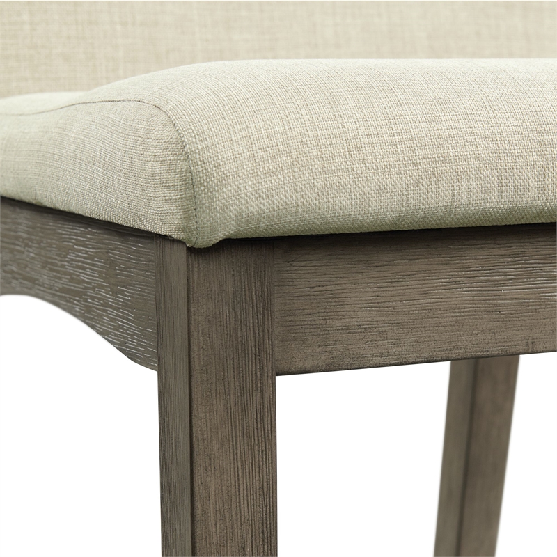 Picket House Furnishings Simms Counter Side Chair in Grey