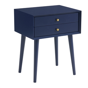 picket house furnishings chesham side table in blue