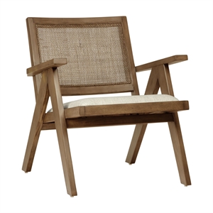 picket house furnishings chaucer lounge chair in brown