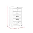 Picket House Furnishings Brooks Queen Platform Storage 5PC Bedroom Set in Gray