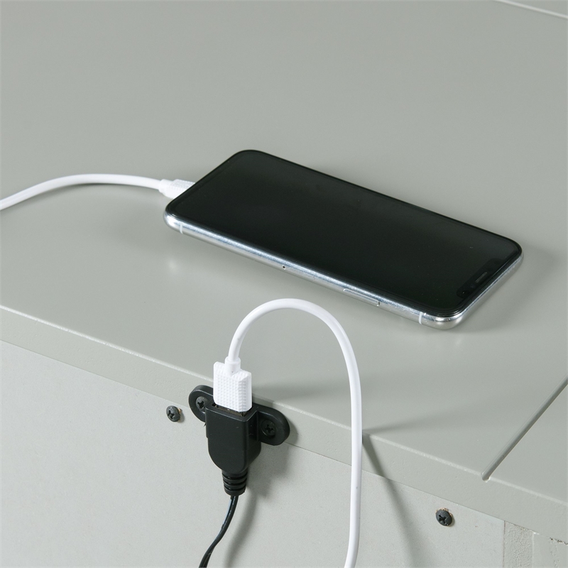 Picket House Furnishings Brooks Queen Platform Storage 3PC Bedroom Set in Gray