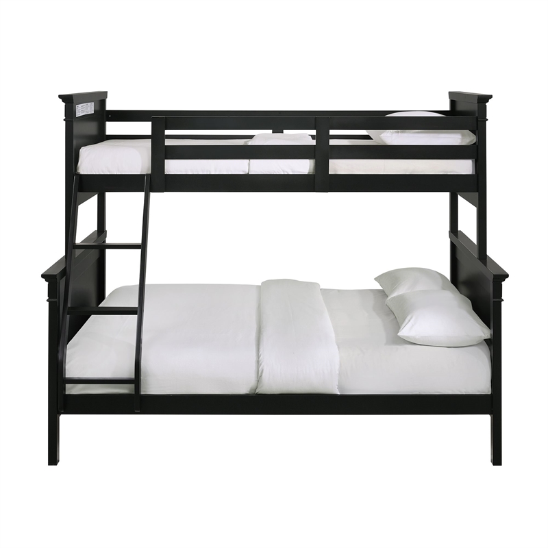 Picket House Furnishings Trent Twin over Full Bunk Bed with Trundle ...