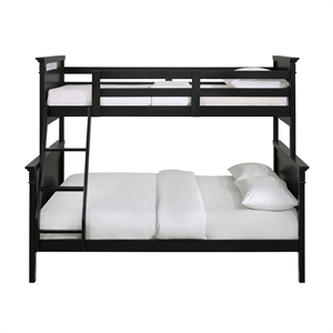 picket house furnishings trent twin over full bunk bed with trundle