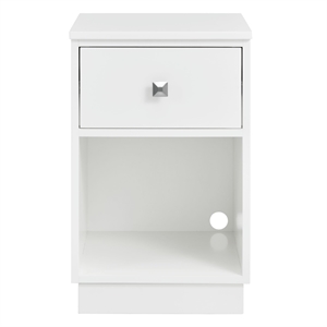 picket house furnishings rehan side table in white
