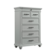 Picket House Furnishings Brooks King Platform Storage 3PC Bedroom Set in Gray