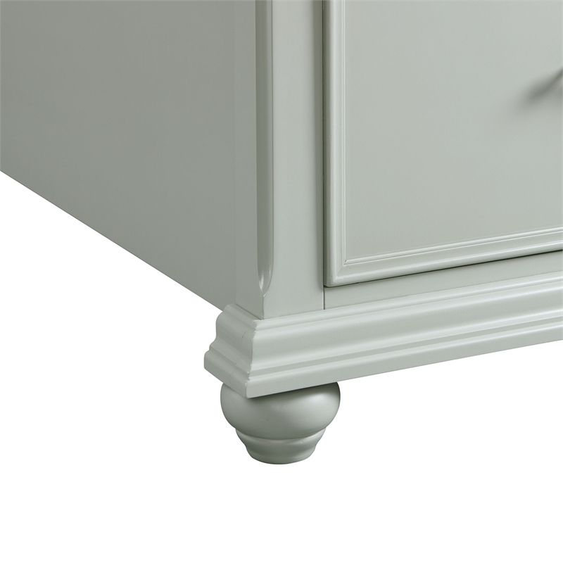 Picket House Furnishings Brooks King Platform Storage 4PC Bedroom Set in Gray