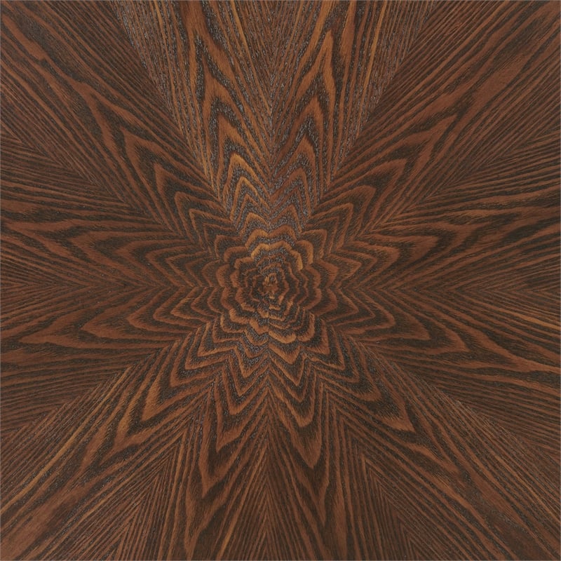 Picket House Furnishings Williams Round Coffee Table in Walnut