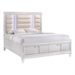 Picket House Furnishings Charlotte 2-Drawer King Storage Bed in White