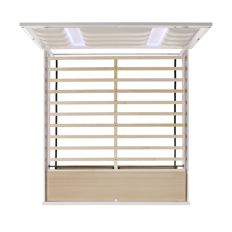 Picket House Furnishings Charlotte 2-Drawer King Storage Bed in White