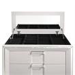 Picket House Furnishings Charlotte King Storage 5PC Bedroom Set in White