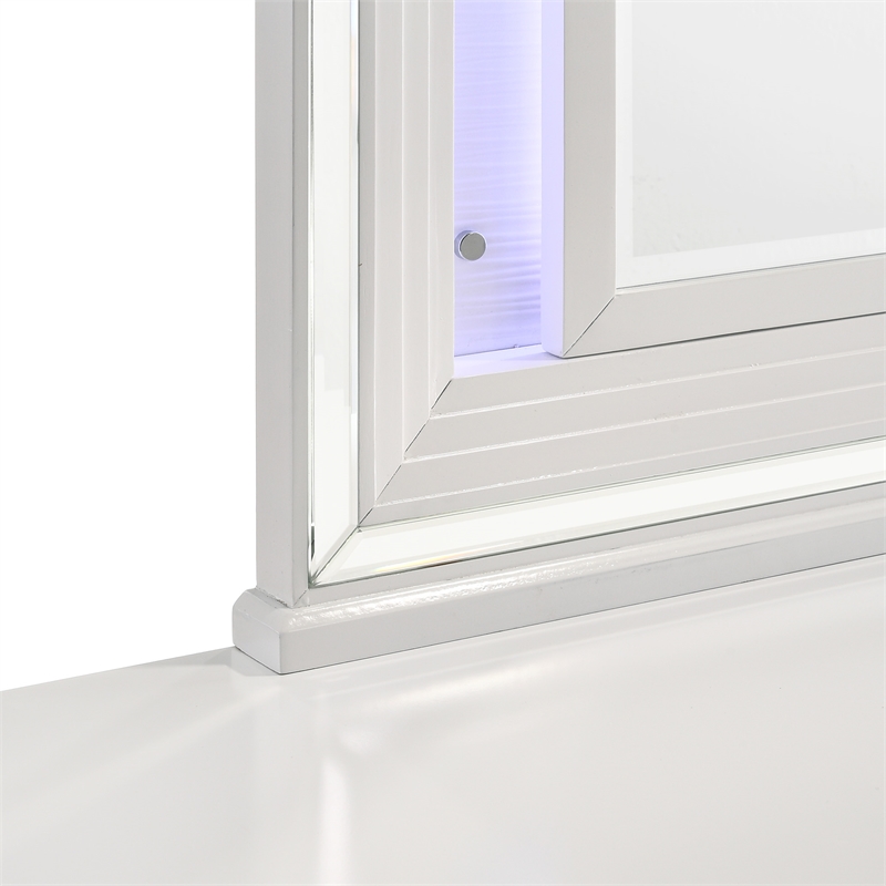 Picket House Furnishings Charlotte King Storage 6PC Bedroom Set in White