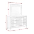 Picket House Furnishings Charlotte Queen Storage 5PC Bedroom Set in White