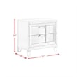 Picket House Furnishings Charlotte Queen Storage 5PC Bedroom Set in White