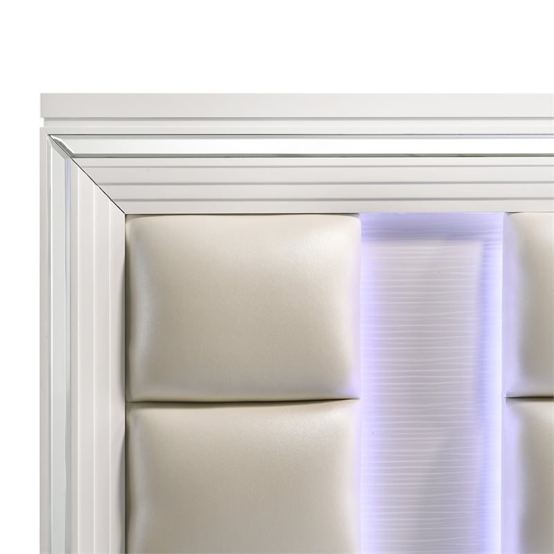 Picket House Furnishings Charlotte Queen Storage 5PC Bedroom Set in White