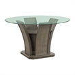 Picket House Furnishings Simms Round Dining Table in Grey