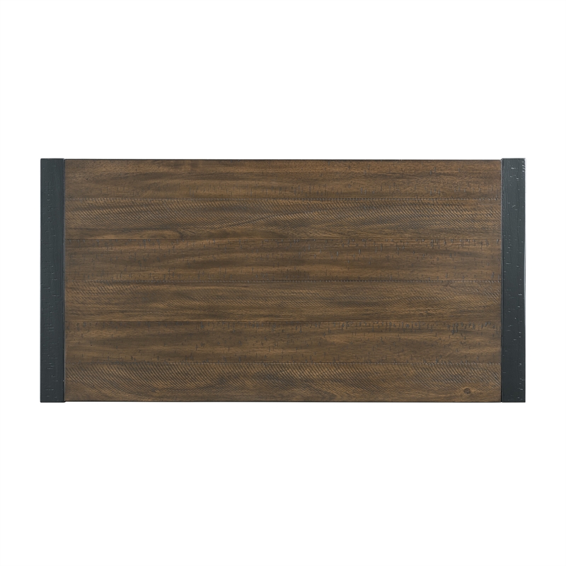 Picket House Furnishings Enrico Rectangular Coffee Table in Walnut