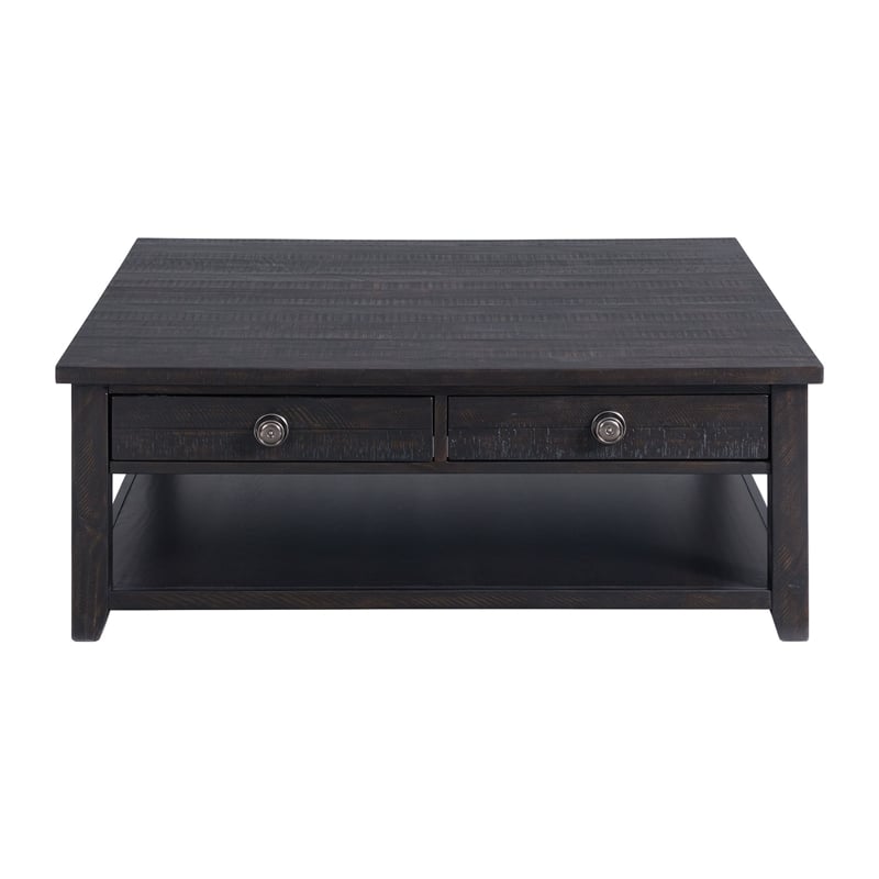 Picket House Furnishings Kahlil Square Coffee Table in Espresso