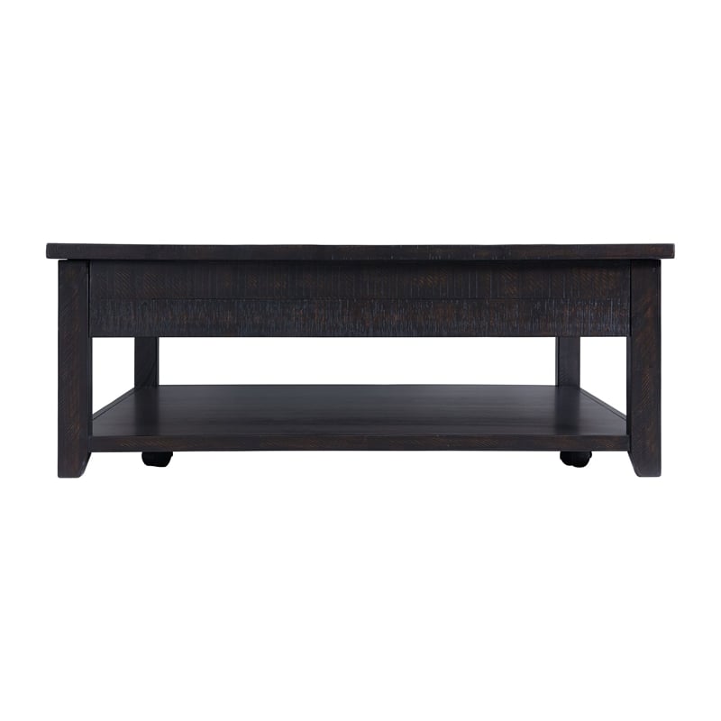 Picket House Furnishings Kahlil Square Coffee Table in Espresso