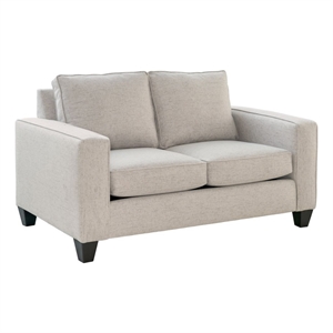 picket house furnishings boha loveseat in sincere biscotti