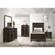Picket House Furnishings Warren Twin Panel 5PC Wood Bedroom Set in Merlot