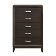 Picket House Furnishings Warren Twin Panel 5PC Wood Bedroom Set in Merlot
