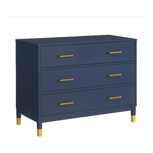 picket house furnishings dani chest w/ power port in navy