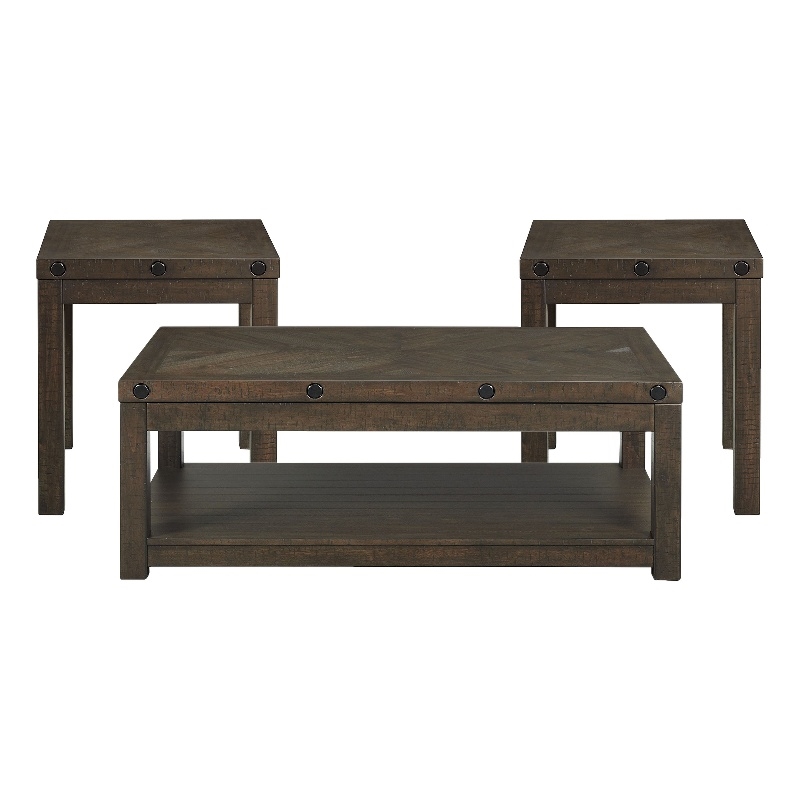 Picket House Furnishings Rio Occasional 3PC Set with Coffee & 2 End Tables