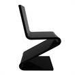 Picket House Furnishings Peek Acrylic Z-Chair in Black