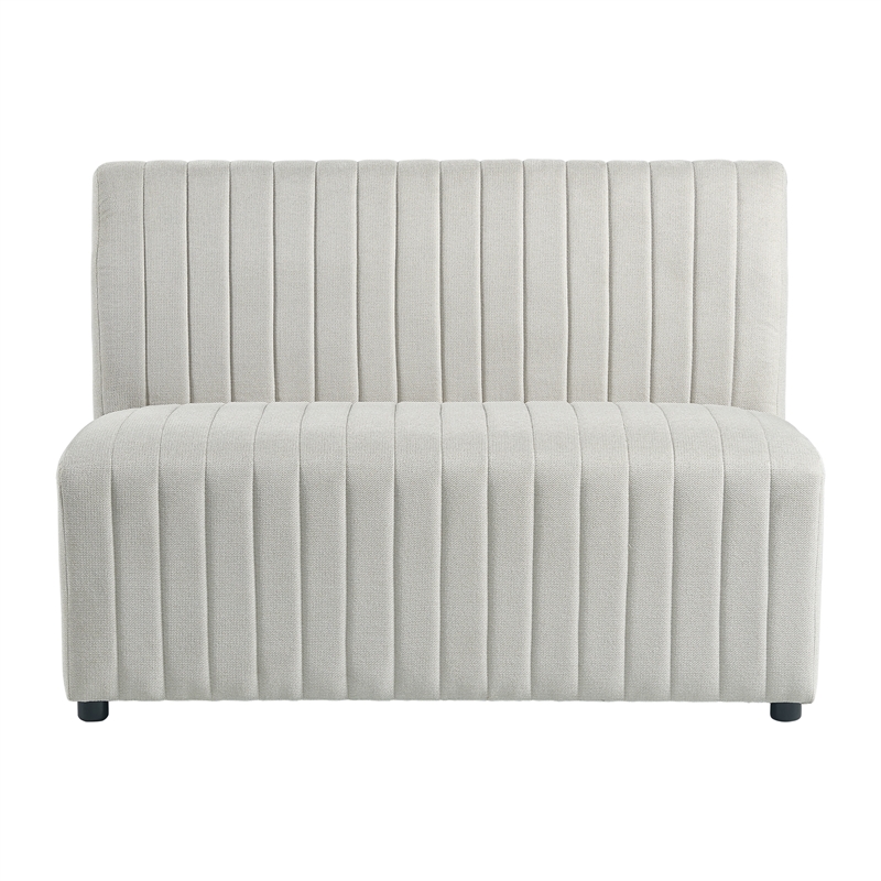 Picket House Furnishings Rizzo Dining Bench in Beige Linen