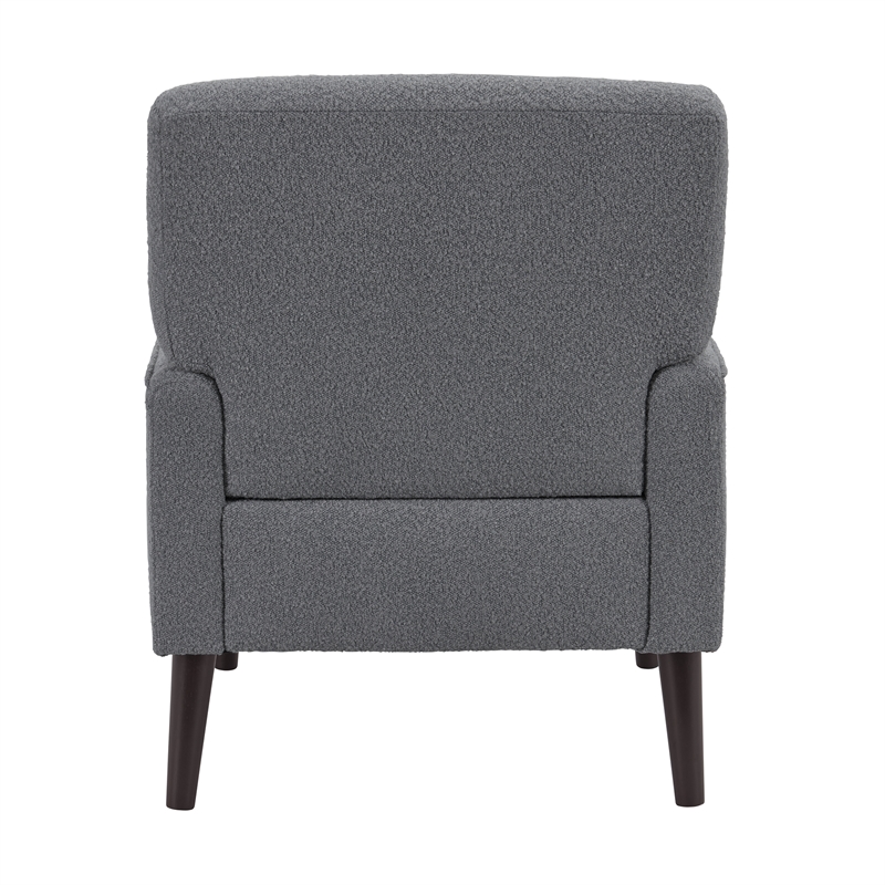 Picket House Furnishings May Chair in 8077 Boucle Gray & Espresso