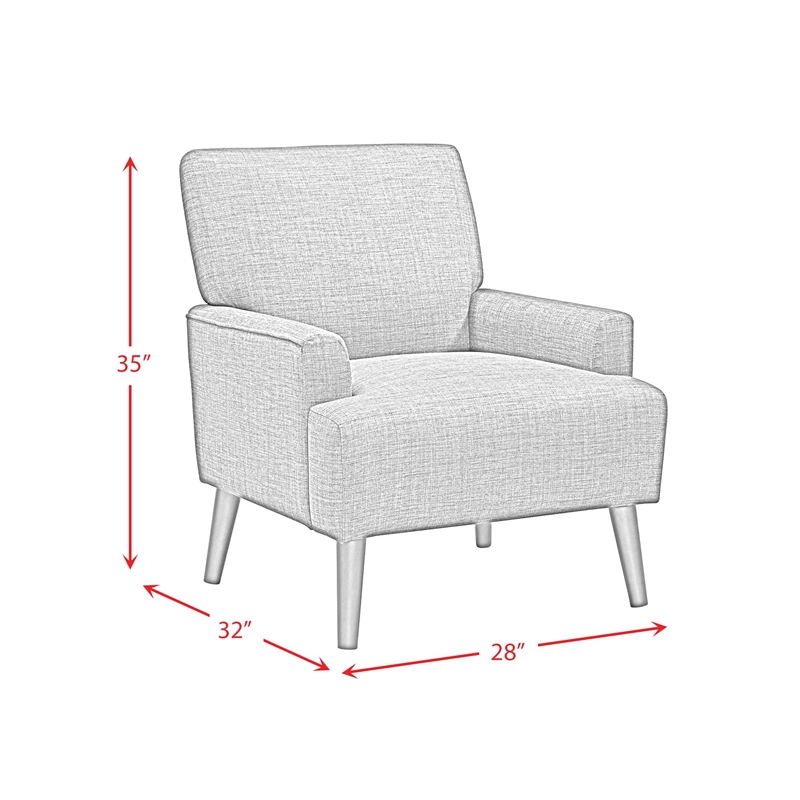 Picket House Furnishings May Chair in 8077 Boucle Gray & Espresso