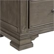 Picket House Furnishings Paterson Wood 6-Drawers Bedroom Chest in Gray