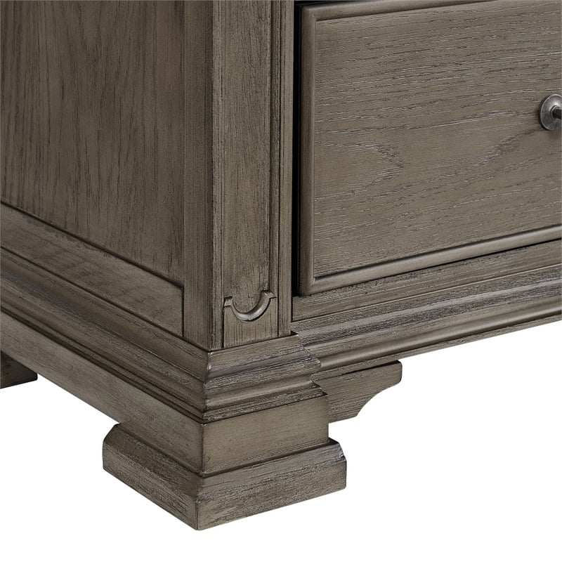 Picket House Furnishings Paterson Wood 10-Drawers Bedroom Dresser in Gray