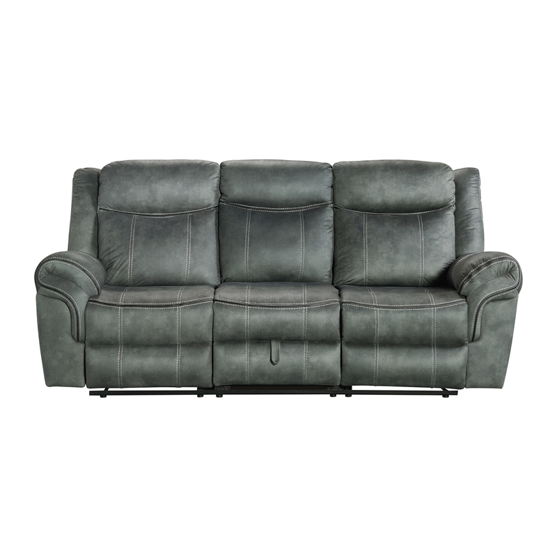 Picket House Furnishings Tasso 3PC Living Room Set in FB367 Charcoal