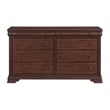 Picket House Furnishings Stark Wood 8-Drawers Bedroom Dresser in Cherry