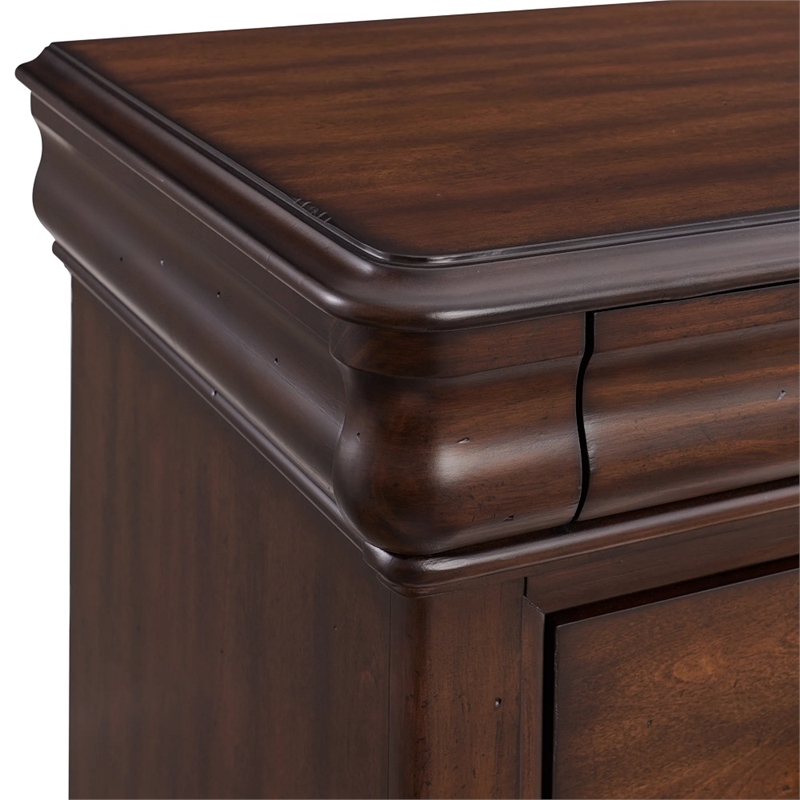 Picket House Furnishings Stark Wood 8-Drawers Bedroom Dresser in Cherry