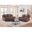 Picket House Furnishings Grover Power Motion Sofa-Power Head Recliner-Brown