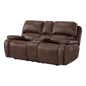 Picket House Furnishings Grover Power Motion Loveseat-Power HeadRecliner&Console