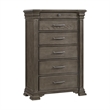 Picket House Furnishings Paterson  King Storage 5PC Bedroom Set in Gray