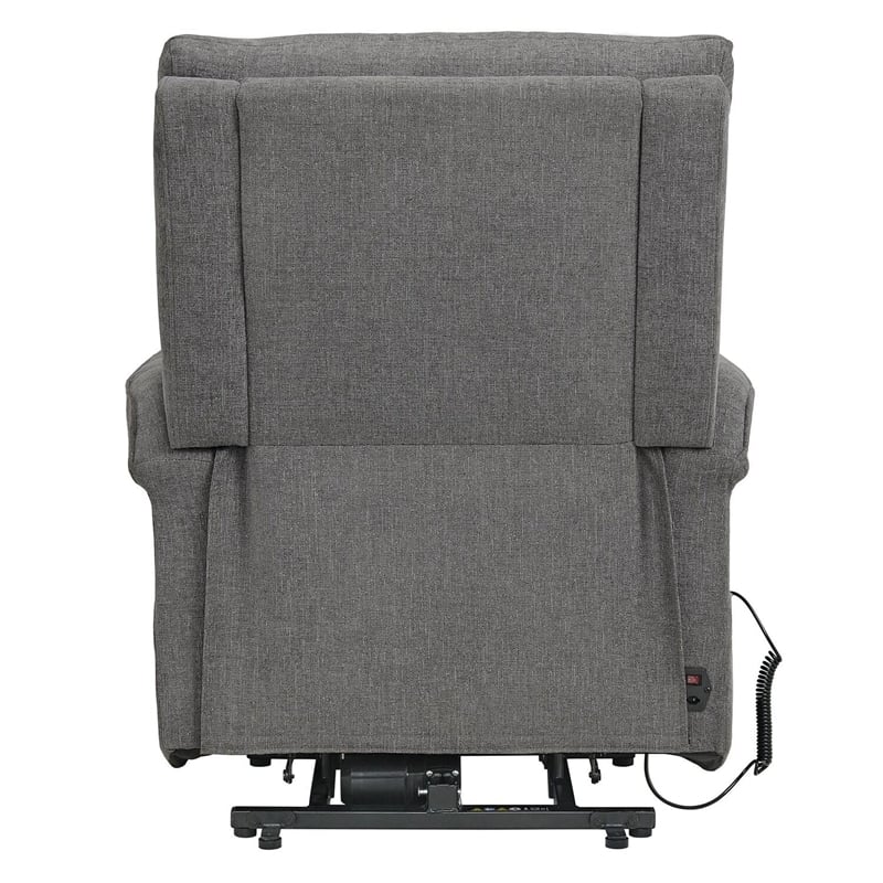 Picket House Furnishings Secco Power Motion Lift Chair - 15337-2 Ribbit Charcoal