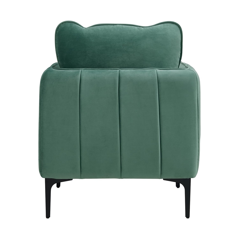 Picket House Furnishings Reale Chair in Lavish 152 Green Velvet