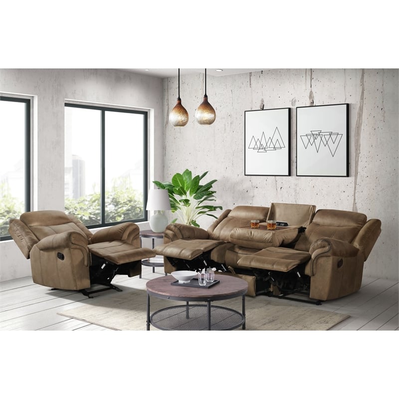 Picket House Furnishings Tasso 3PC Living Room Set in T101 Brown