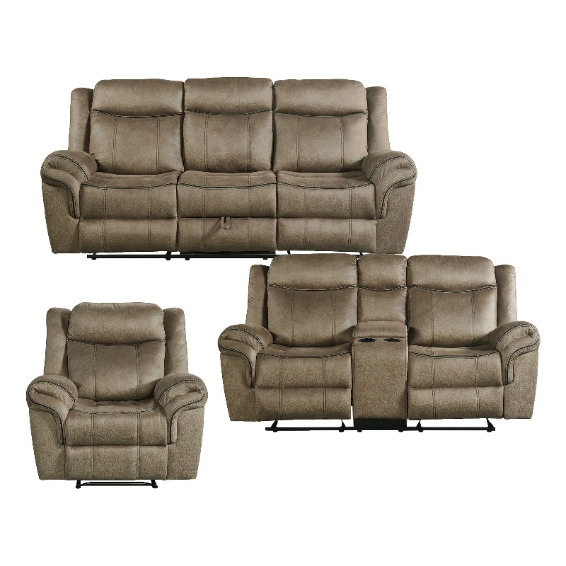 Picket House Furnishings Tasso 3PC Living Room Set in T101 Brown