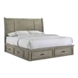 Picket House Furnishings Damen King Storage 3PC Bedroom Set in Drift Gray