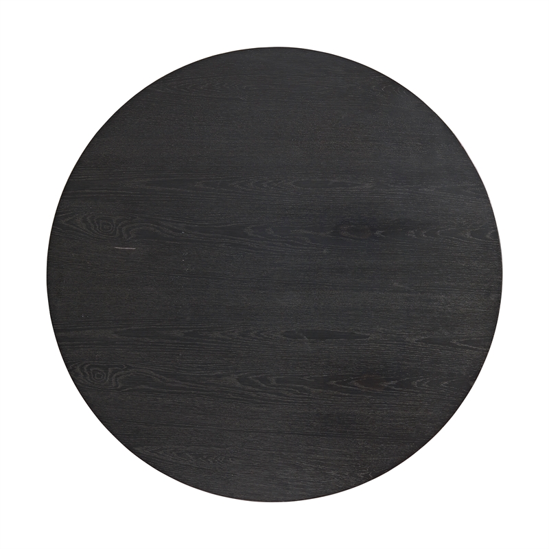 Picket House Furnishings Canal  Round Coffee Table in Black