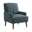 Picket House Furnishings May Chair with Channel Back in Palmer Teal