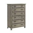 Picket House Furnishings Damen 6-Drawer Chest in Drift Gray