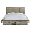 Picket House Furnishings Damen King Storage Bed in Drift Gray
