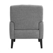 Picket House Furnishings May Chair with Channel Back in Palmer Steel