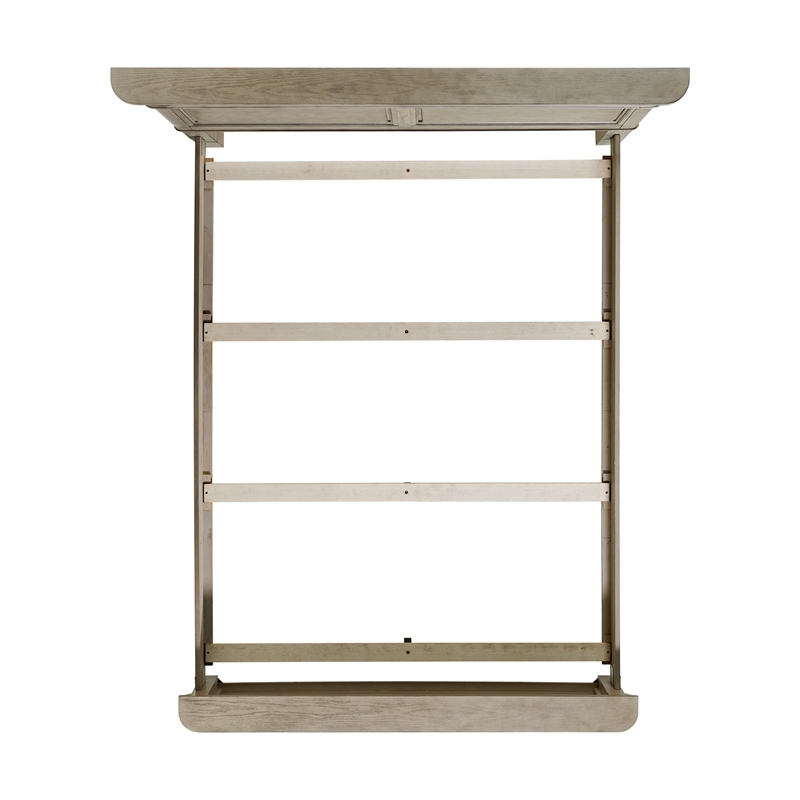 Picket House Furnishings Emiko Queen Panel Bed in Light Gray